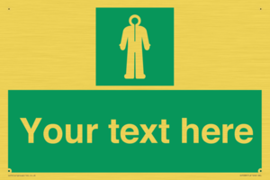 Custom sign safe condition Survival clothing